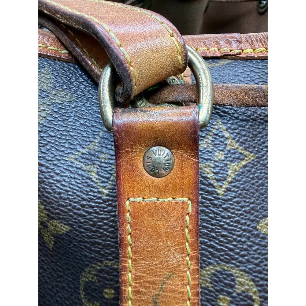 Vintage Louis Vuitton Noé Monogram Leather Shoulder Bag Cert. of Authenticity